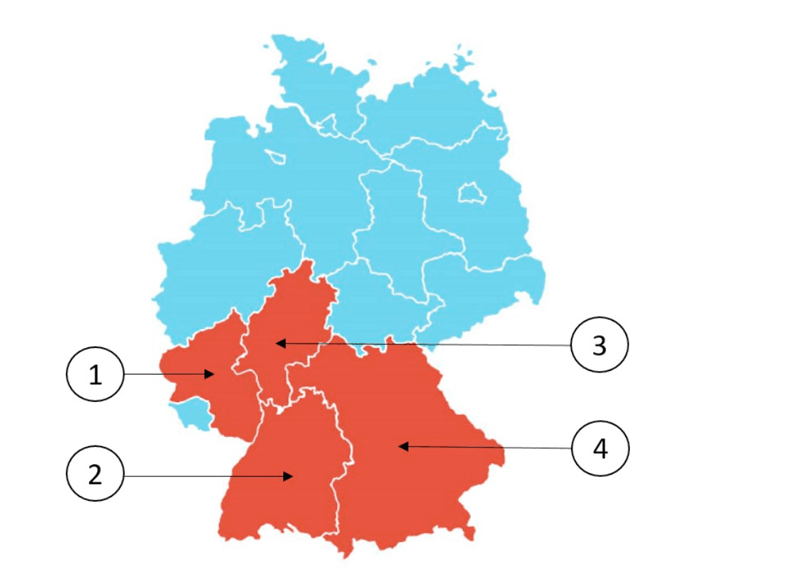 Bildtafel zu Frage 308 des Einbürgerungstests